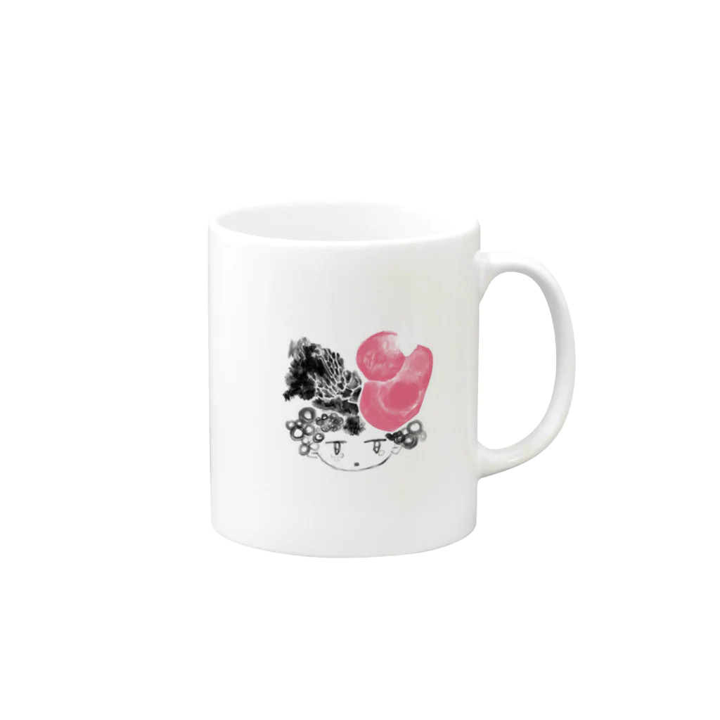 イラブ ちかの規格外感情ちゃん Mug :right side of the handle