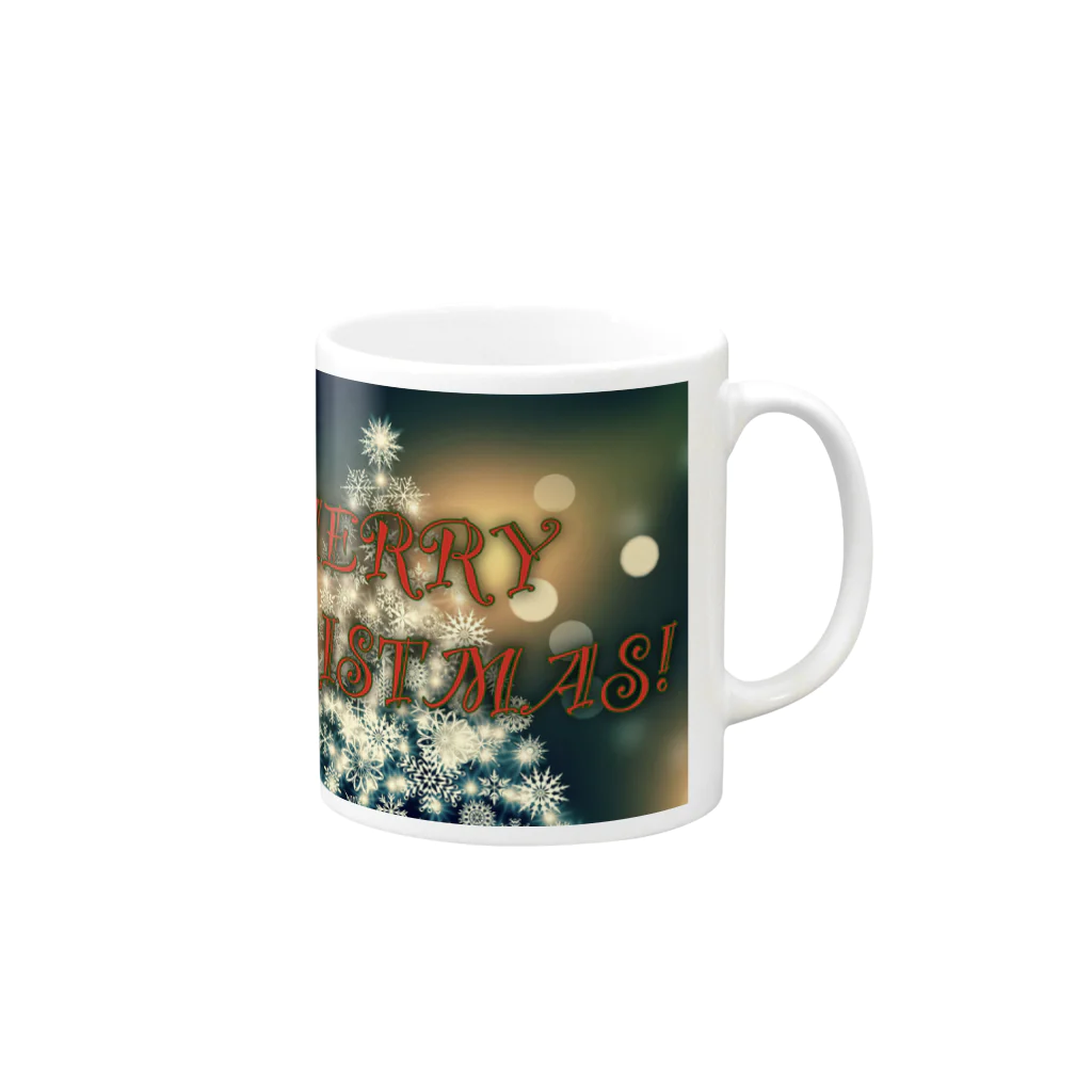 にいたろうのシックなクリスマス🎄 Mug :right side of the handle