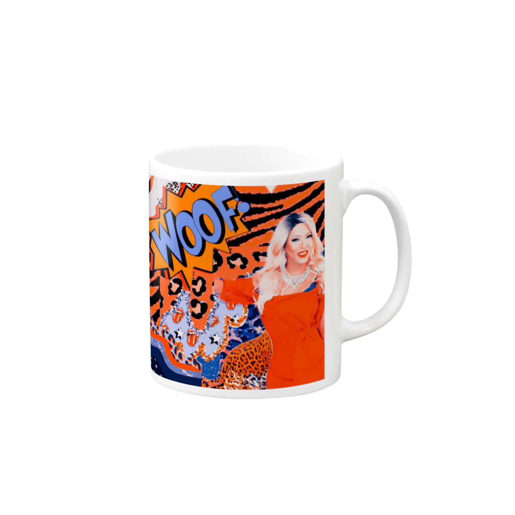 OZのアメコミ風 Mug :right side of the handle