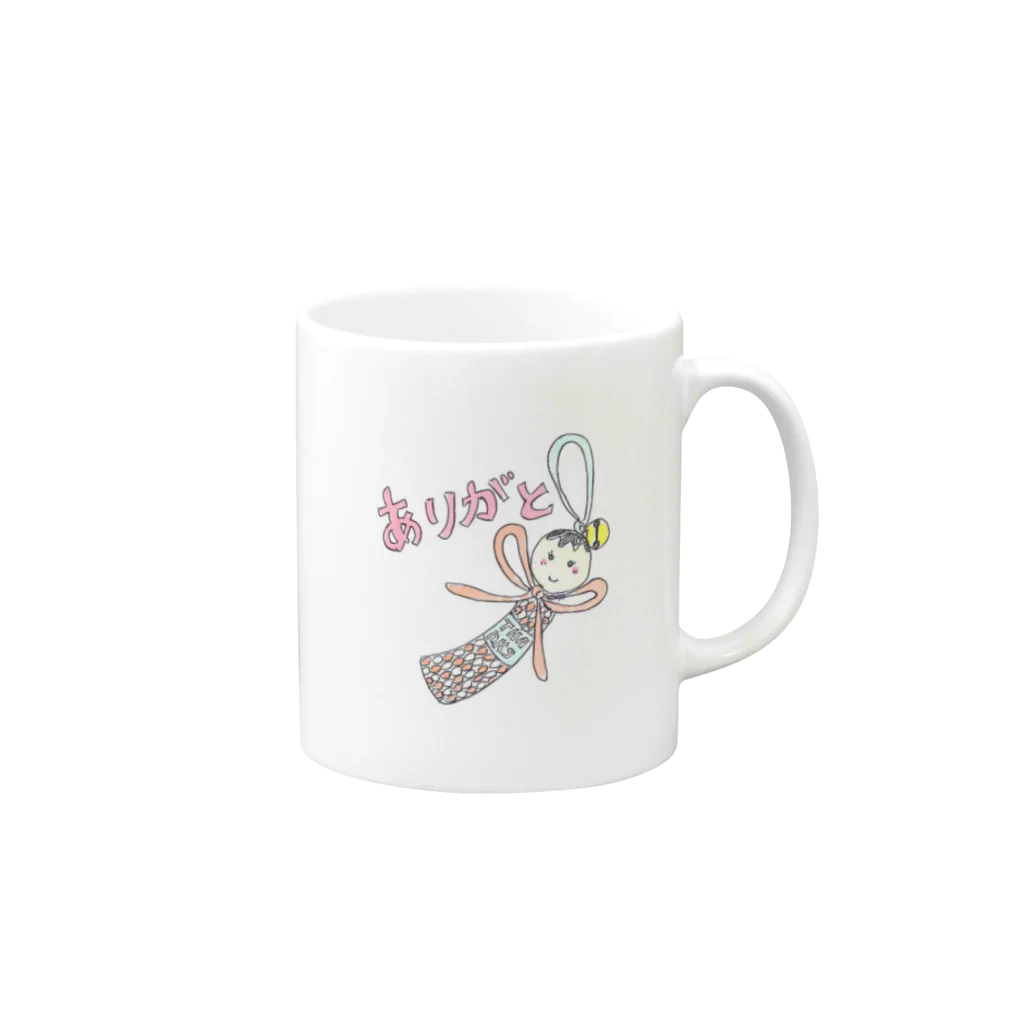 migawariのみがわりちゃんかんしゃしてます Mug :right side of the handle