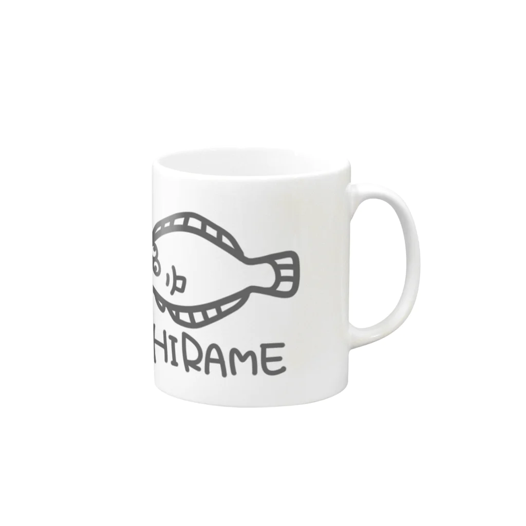 千月らじおのよるにっきのHIRAME Mug :right side of the handle