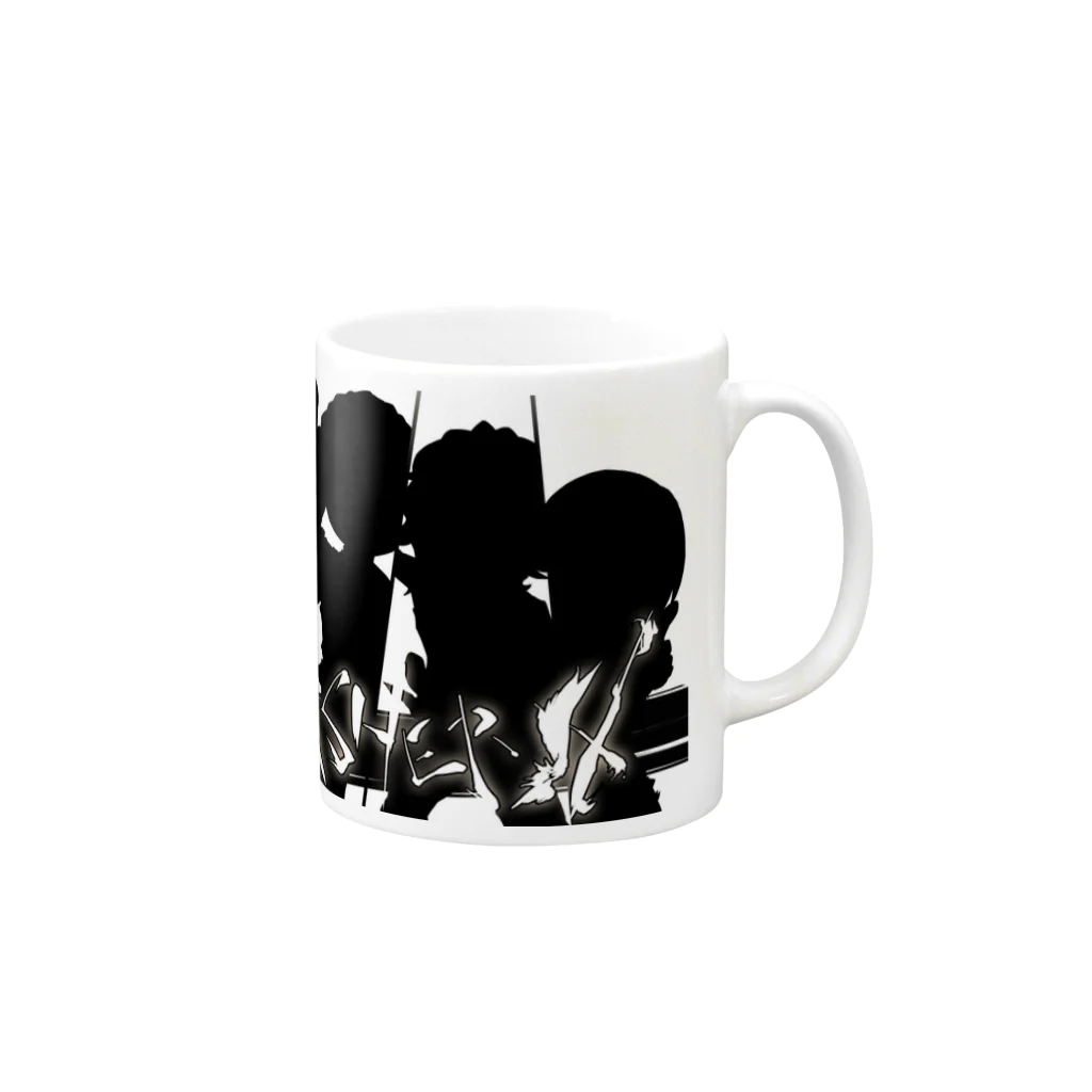 CLASHER 4 Officaial GoodsのCLASHER 4 Mug :right side of the handle