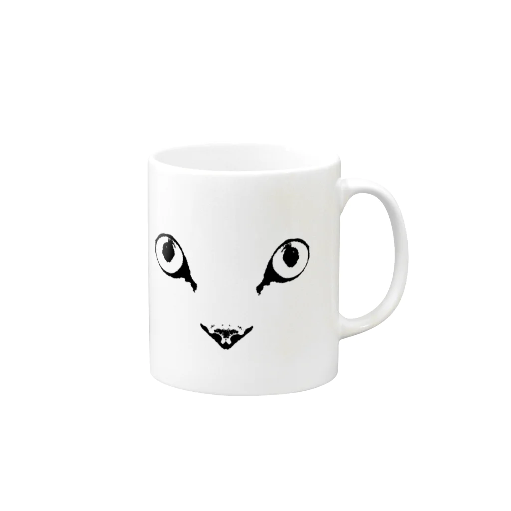 goodsのcat eye Mug :right side of the handle