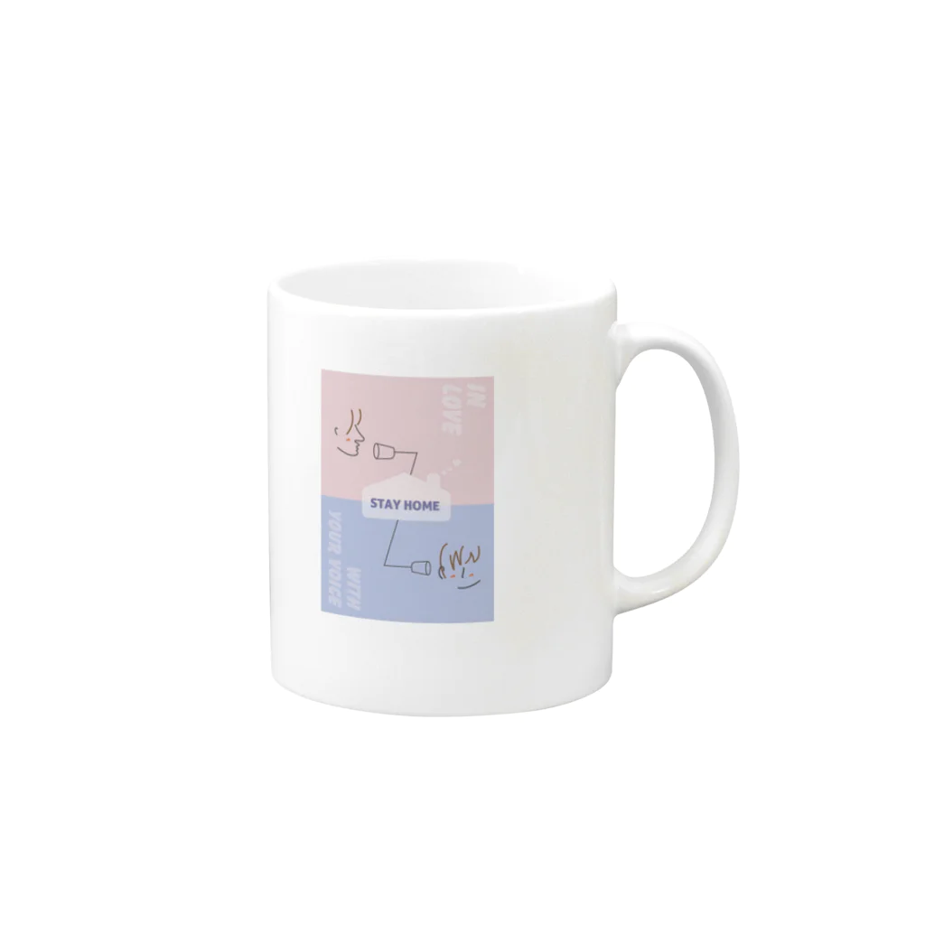 REINAの〈マグカップ〉In Love With Your Voice Mug :right side of the handle