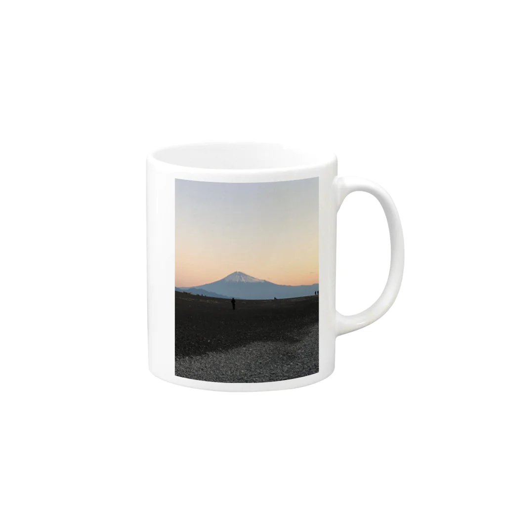 よだれ堂のFUJIYAMA Mug :right side of the handle