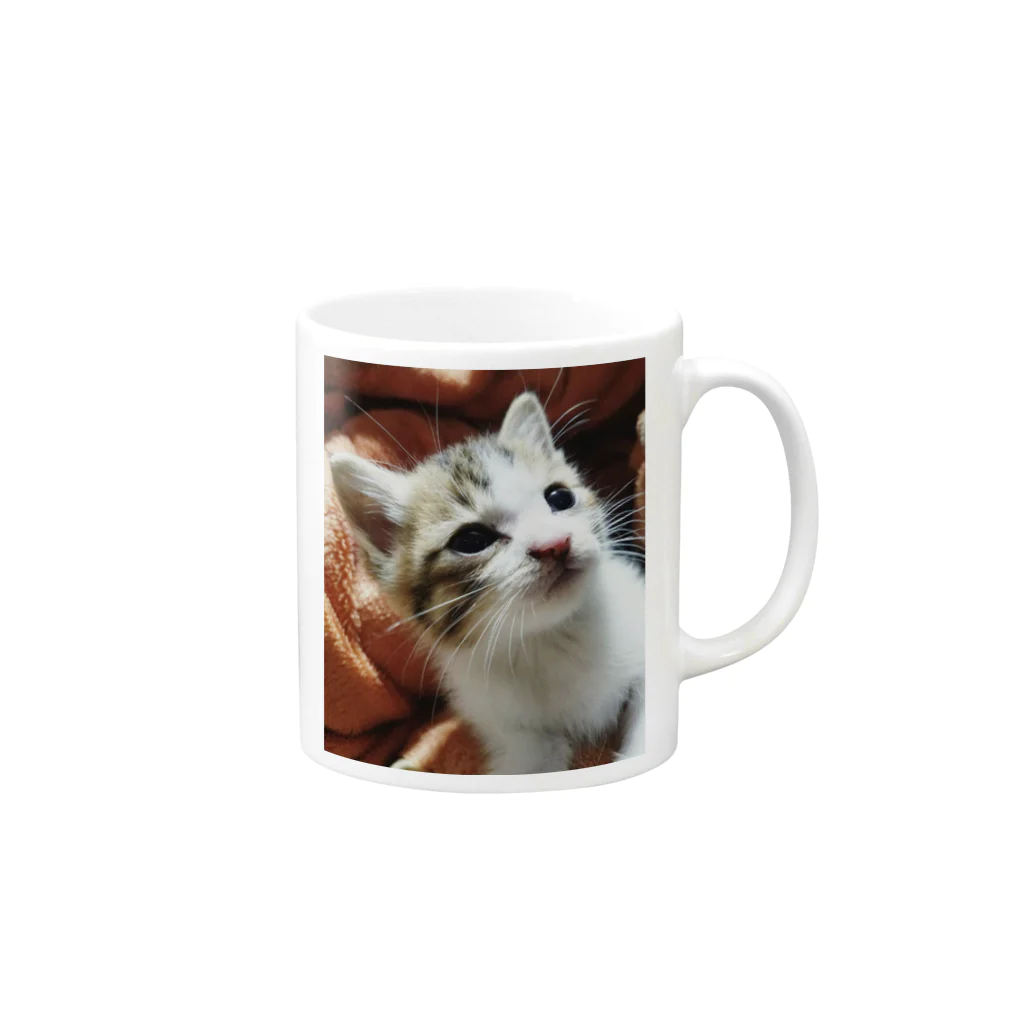 かねこのいがぴ Mug :right side of the handle