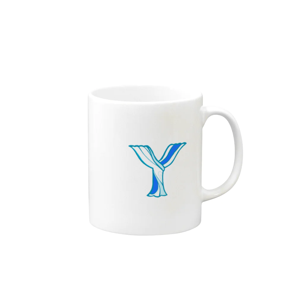 悠奈商店の悠奈-yuuna-オフィシャルグッズ Mug :right side of the handle