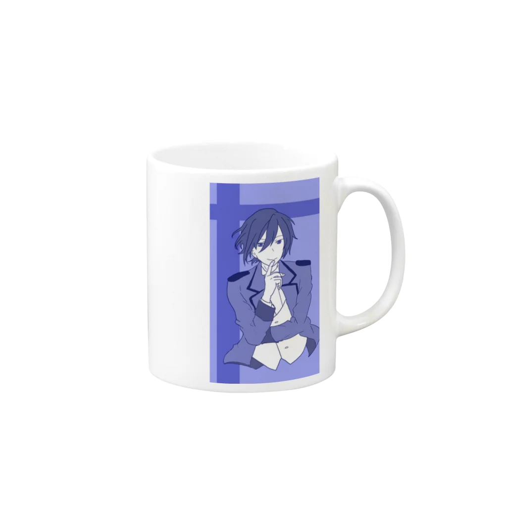 こはるのオリジナルグッズ(youtubeアイコン) Mug :right side of the handle