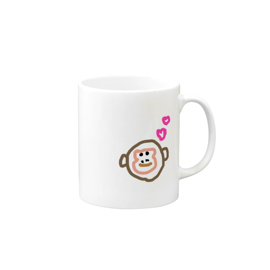 mapomapoのうほうほくん Mug :right side of the handle