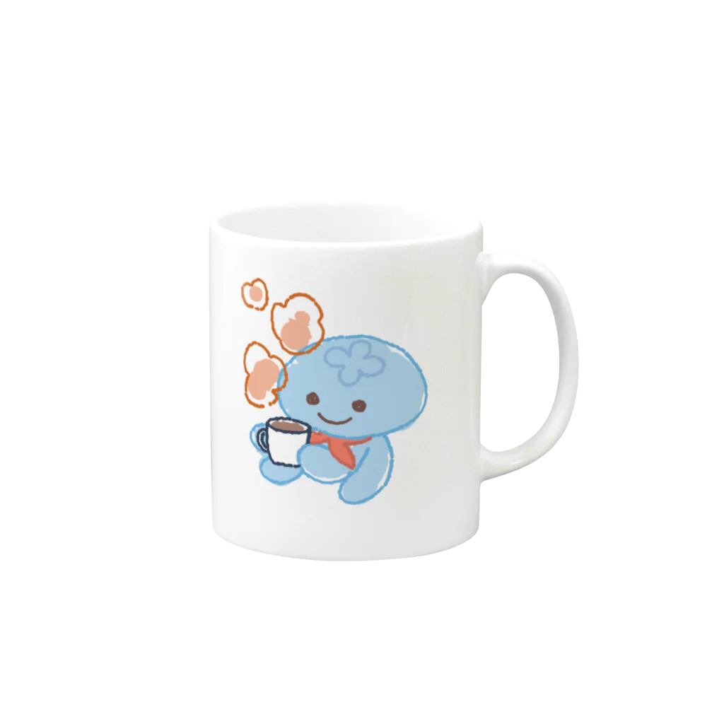 　Calmのクラちゃん Mug :right side of the handle