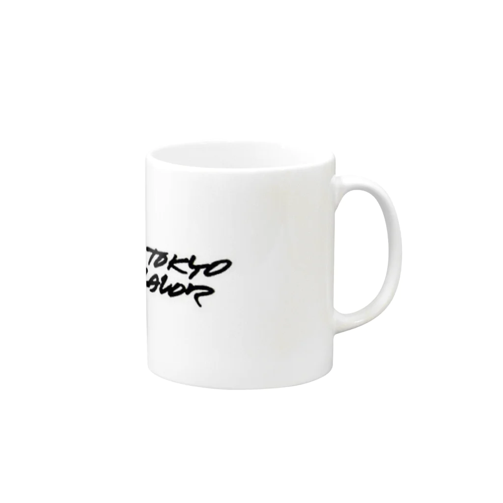 LGBT Café&Bar もちこ's Barのこらぼ② Mug :right side of the handle