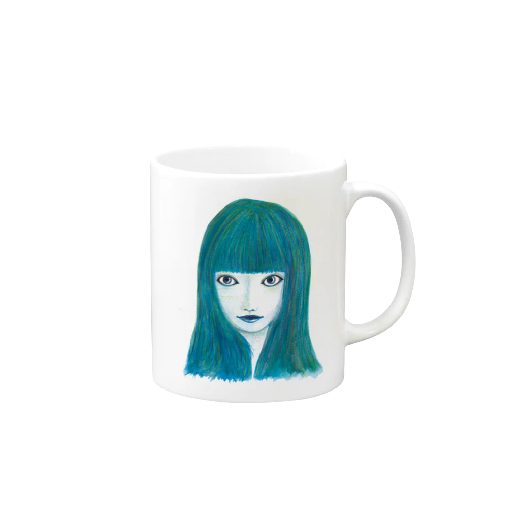 翳の美しい人 Mug :right side of the handle