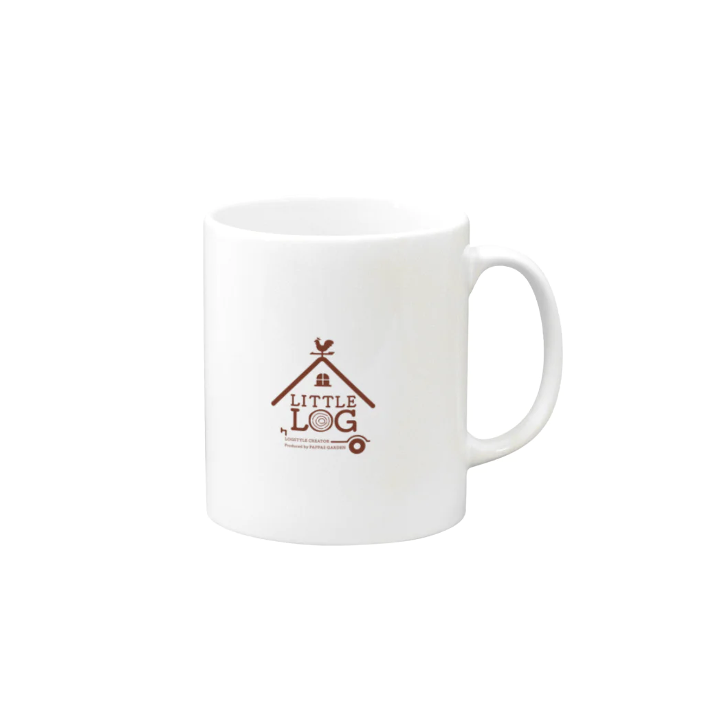 コレデ オンラインショップのLITTLE LOG Mug :right side of the handle