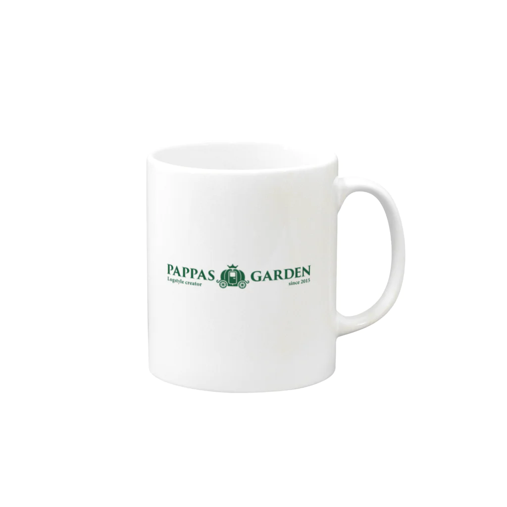 コレデ オンラインショップのPAPPAS GARDEN Mug :right side of the handle