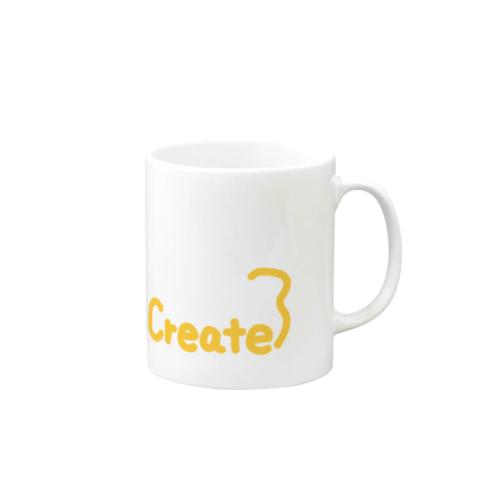 Multi CreateのMultiCreateロゴ Mug :right side of the handle