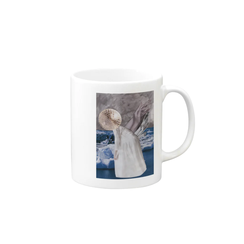 mandroの天使 Mug :right side of the handle