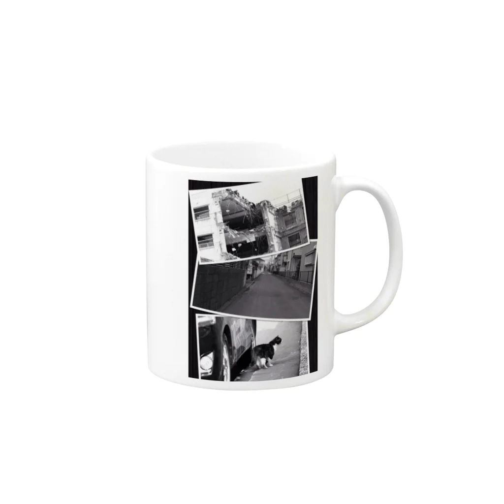 【Noir SHOP】のmonokuro Mug :right side of the handle