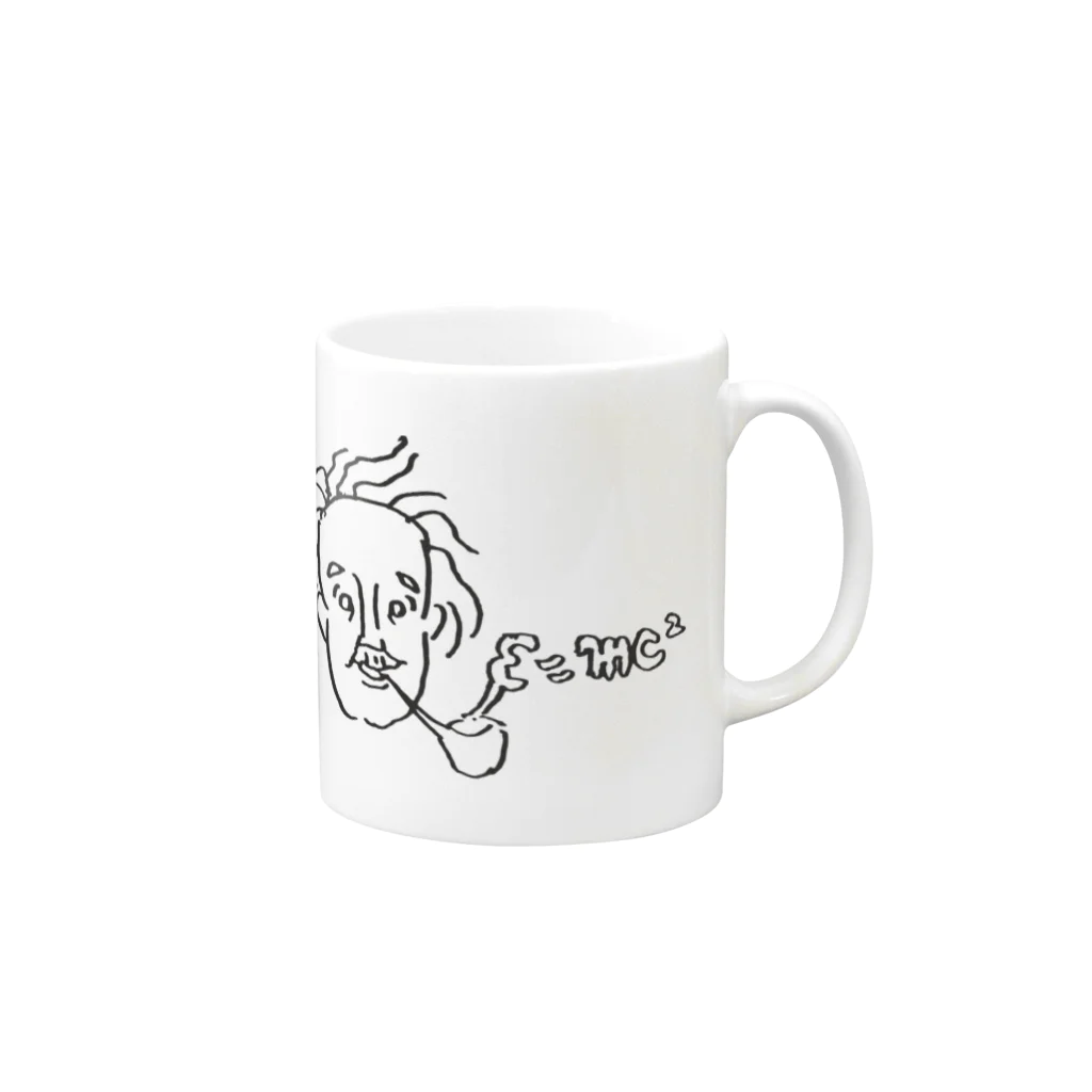 C o c o .のE=mc2 Mug :right side of the handle