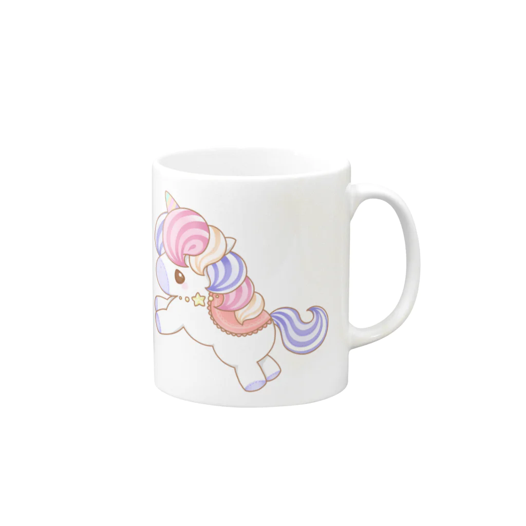 Empty memories のゆにこーん Mug :right side of the handle