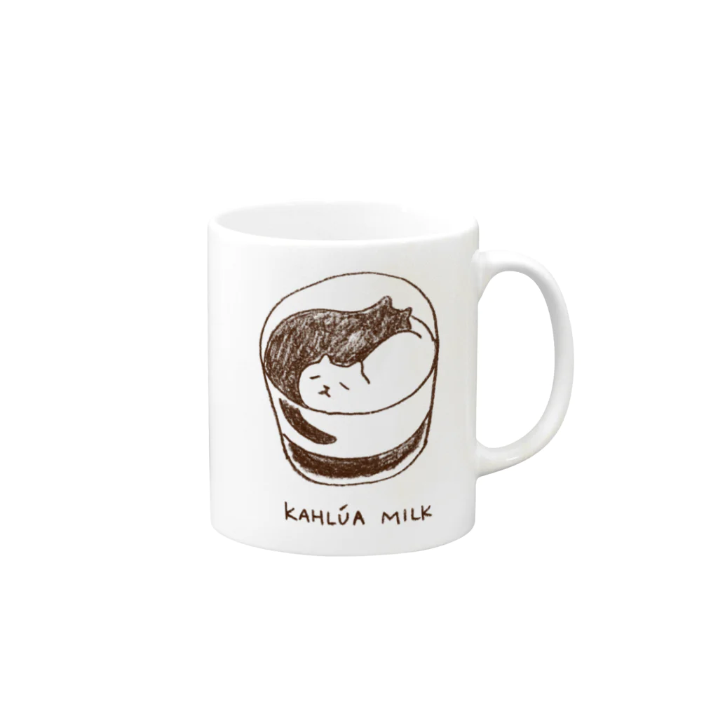 stereovisionのカルーア・ミルク (Kahlua and Milk) Mug :right side of the handle