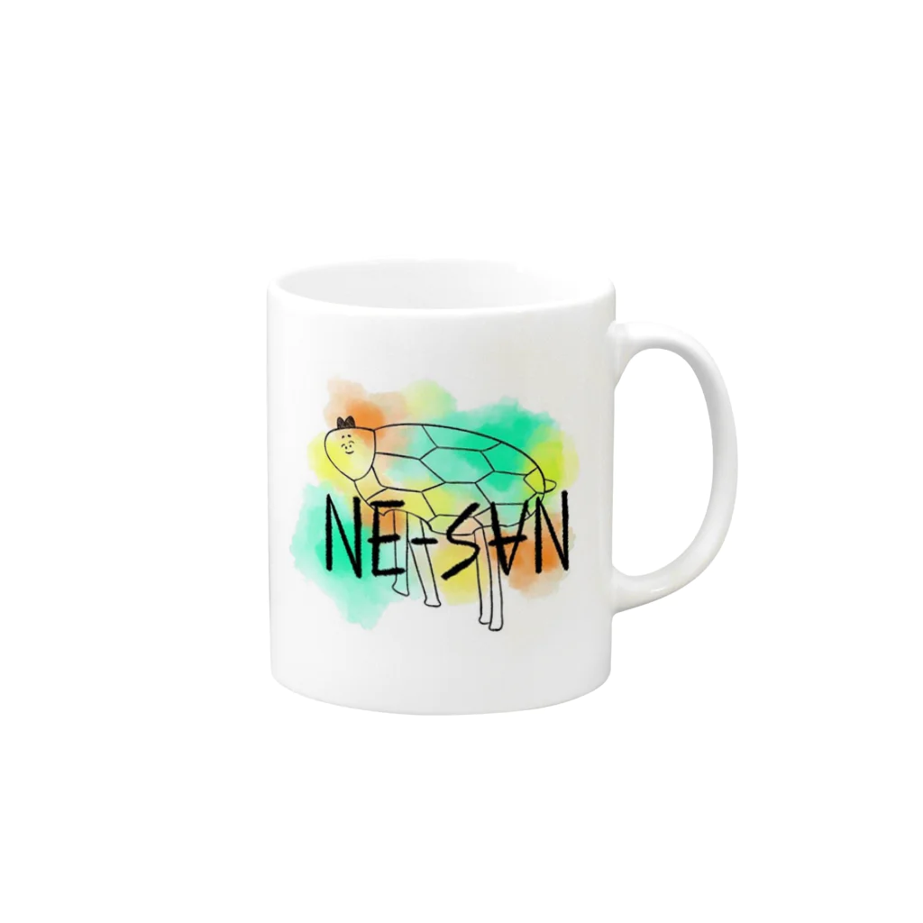 NE-S∀NのNE−S∀N　花火 Mug :right side of the handle