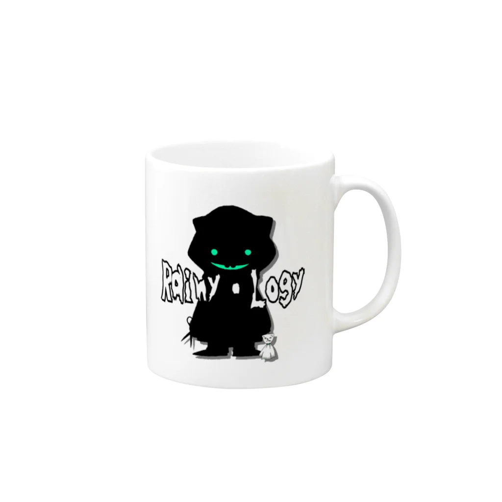 レイニー・ロジーのレイニー・ロジー Mug :right side of the handle