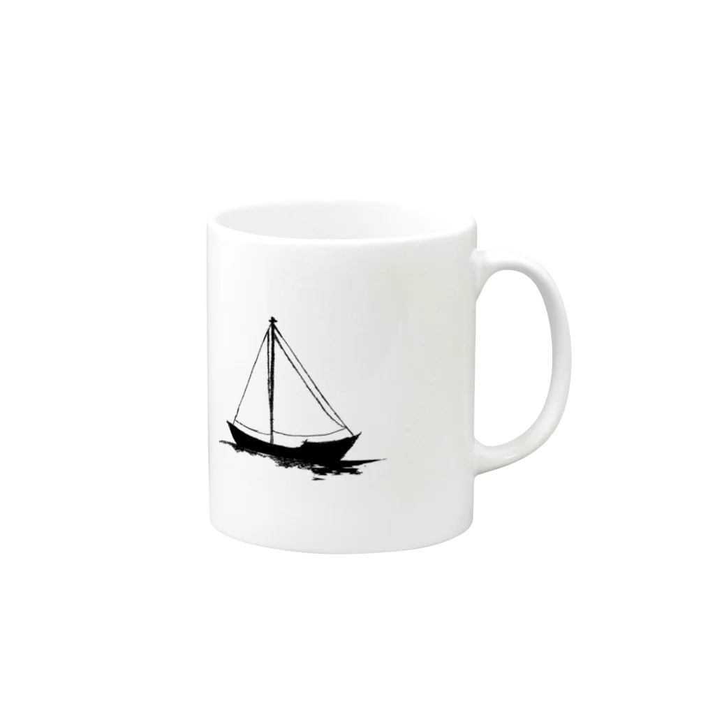 Reiny zooのYumeFune Mug :right side of the handle