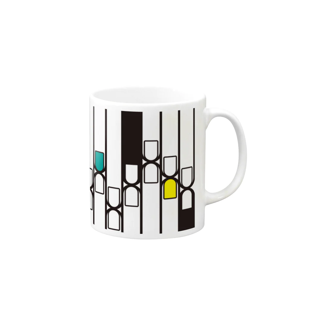 nakamurahirokiのFINGERS Mug :right side of the handle