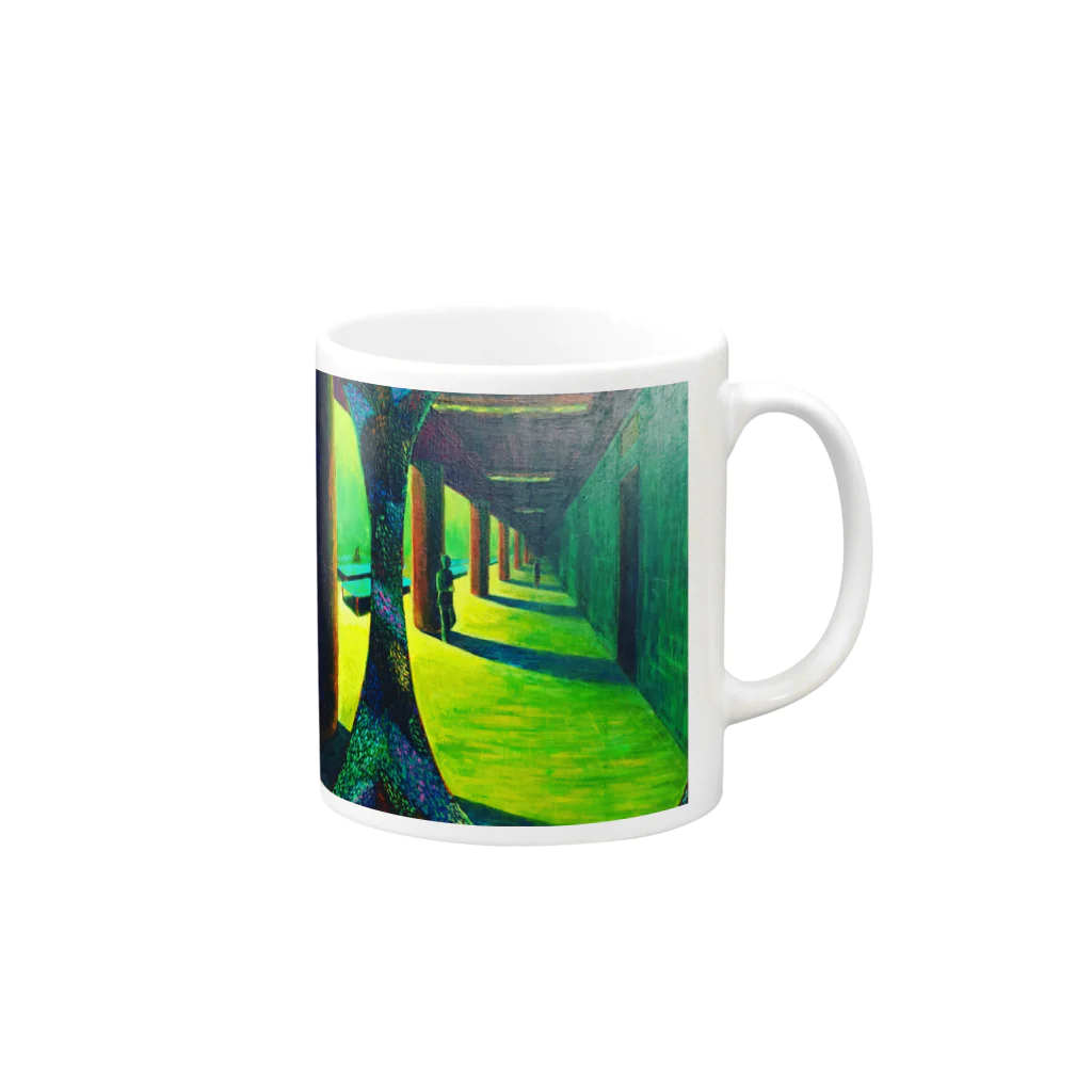 オーエバシタンの孤独 Mug :right side of the handle