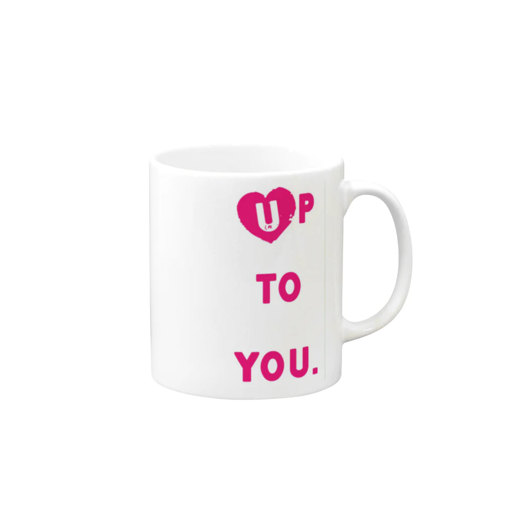 kanakoのUp to you〜自分次第 Mug :right side of the handle