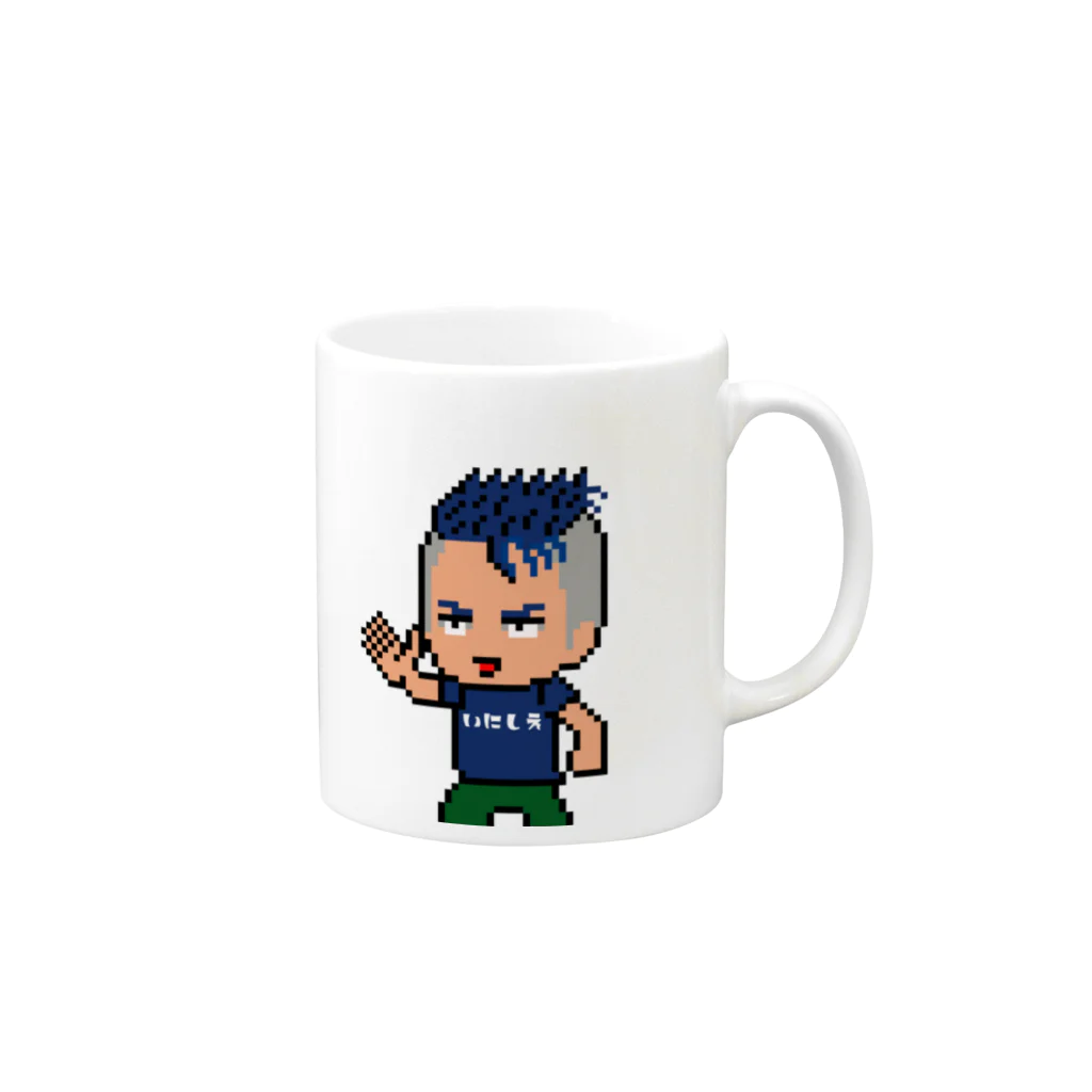 ロクサイワークスのいにしえのロクサイさん Mug :right side of the handle