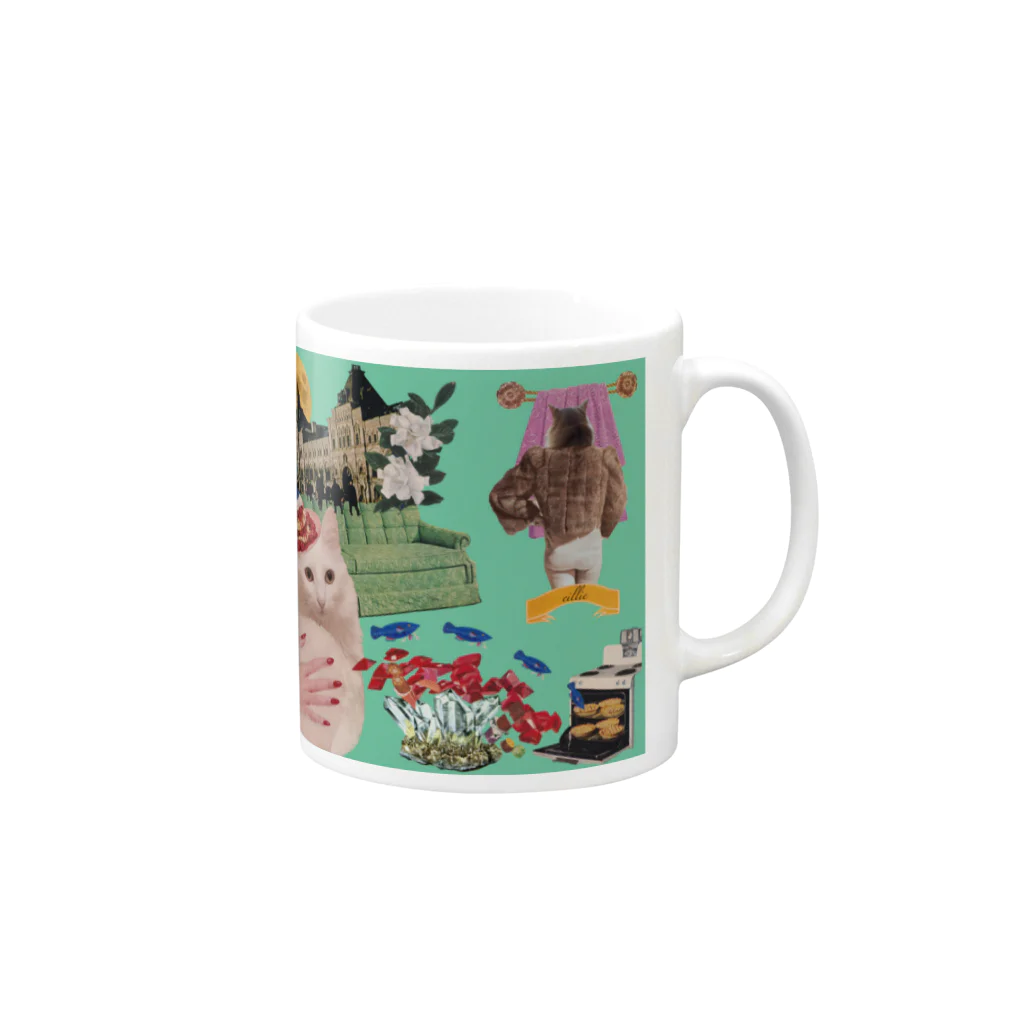 eillie shopのLunandy Mug :right side of the handle