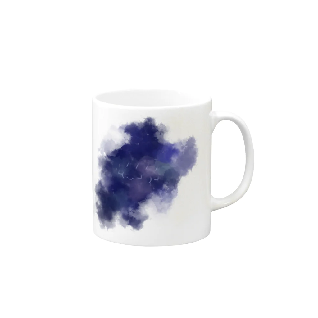 D Bridge MCの夜に降下するブリッジ Mug :right side of the handle