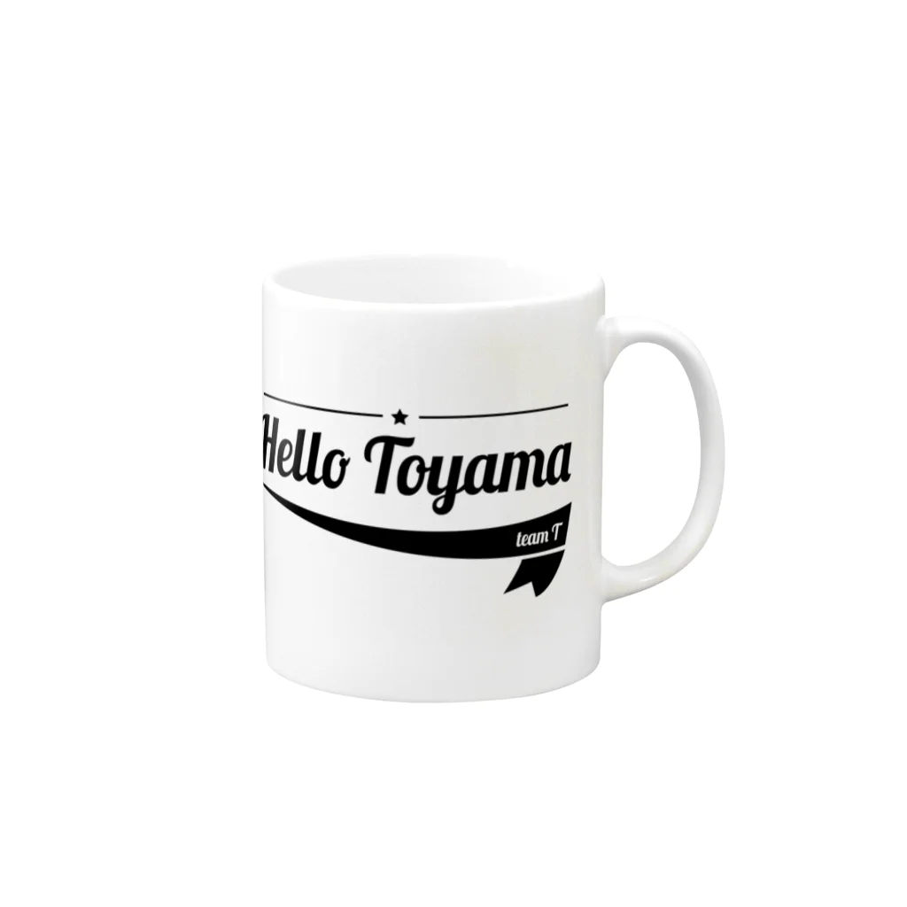 Hello ToyamaのHello Toyama マグカップの取っ手の右面