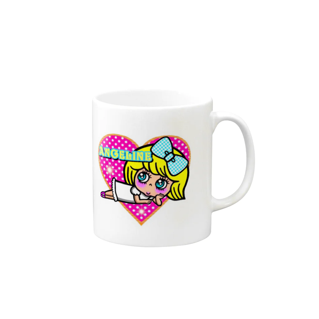 An'reiya 【 team✩ALB 】のハート♡Angeline Mug :right side of the handle