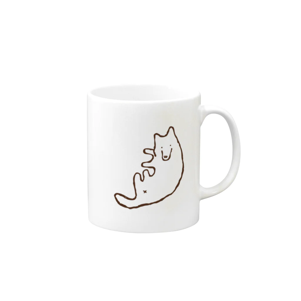 cocola やまもとさやかのいぬ Mug :right side of the handle