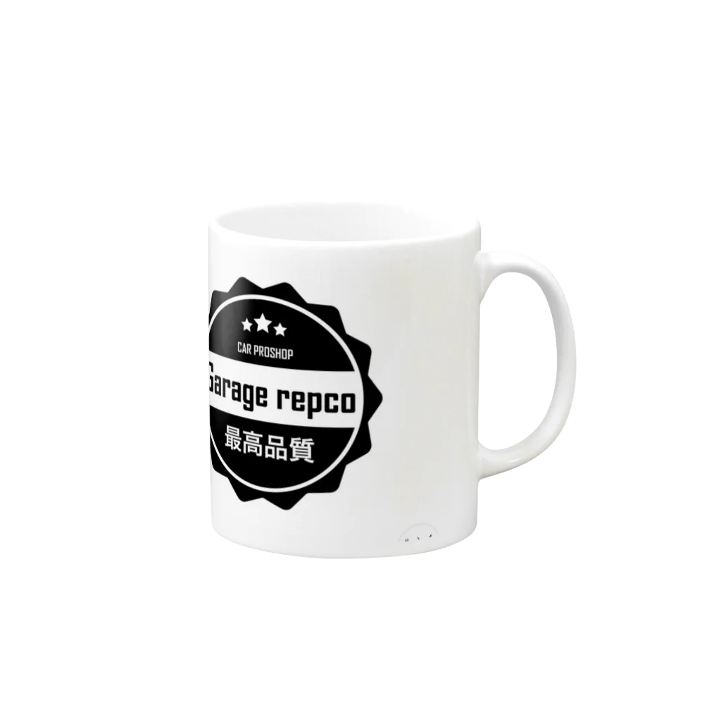 かりゆしマーケットのGarage repco Mug :right side of the handle