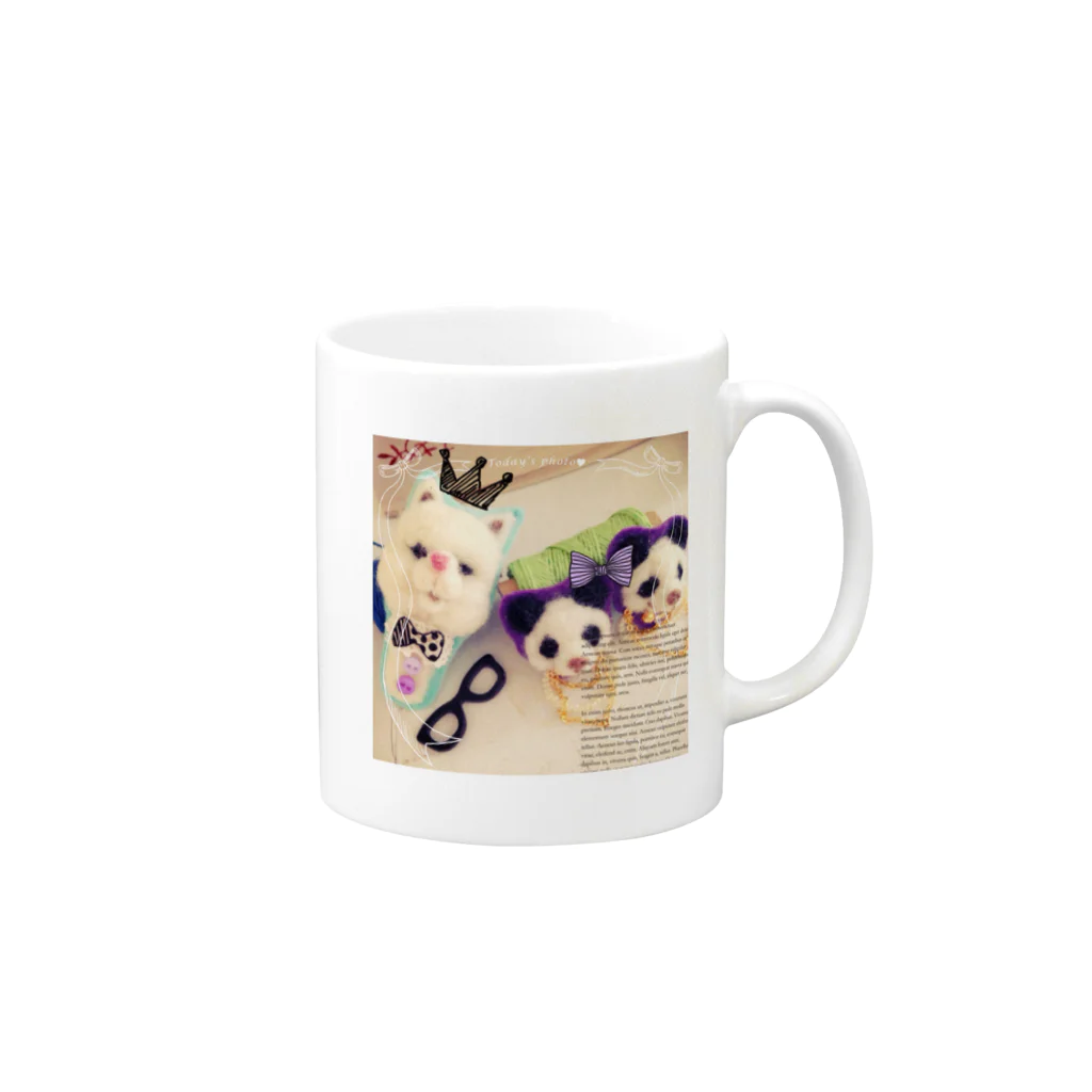 0-80girlのアルパンダ♡ Mug :right side of the handle