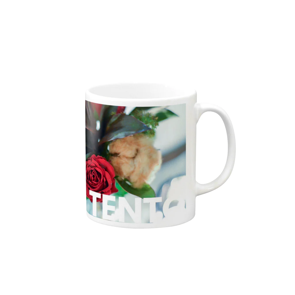 TENTO officialのFlower Mug :right side of the handle