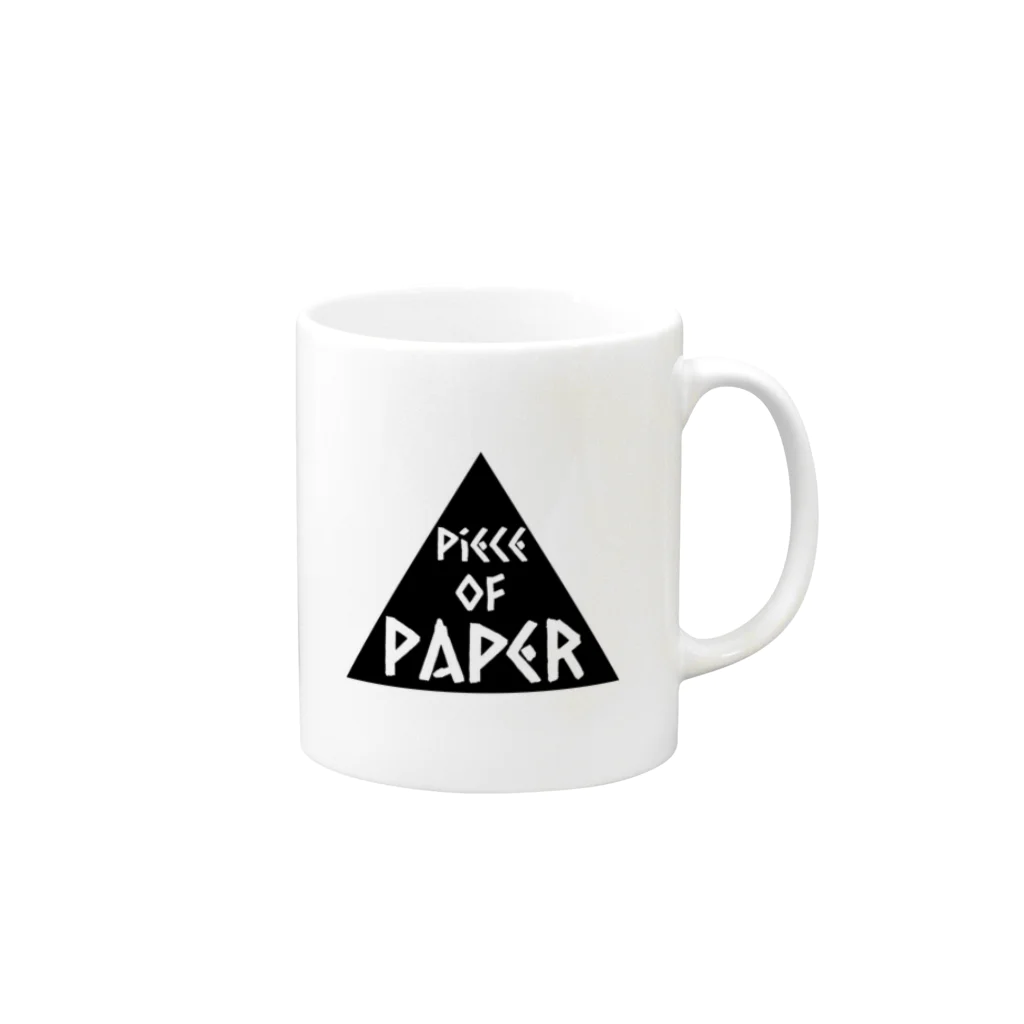 piece of paper skateboardingのpiece of paper skateboarding Mug :right side of the handle