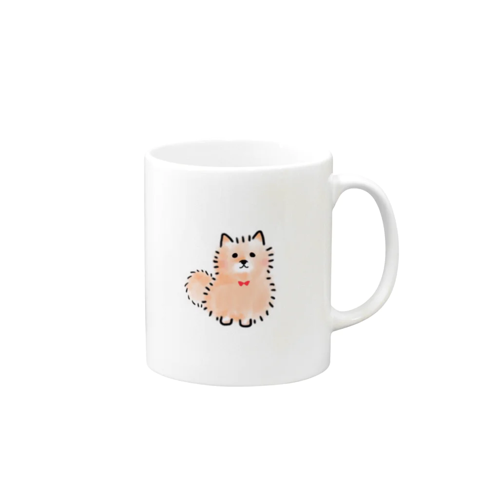 SS_xoxoのちょこん犬 Mug :right side of the handle