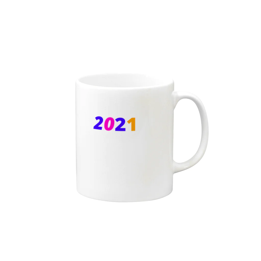 Mr.Amusingの2021 Mug :right side of the handle