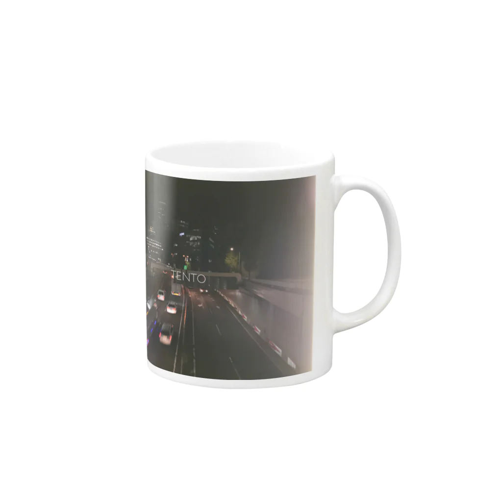 TENTO officialのNight Mug :right side of the handle