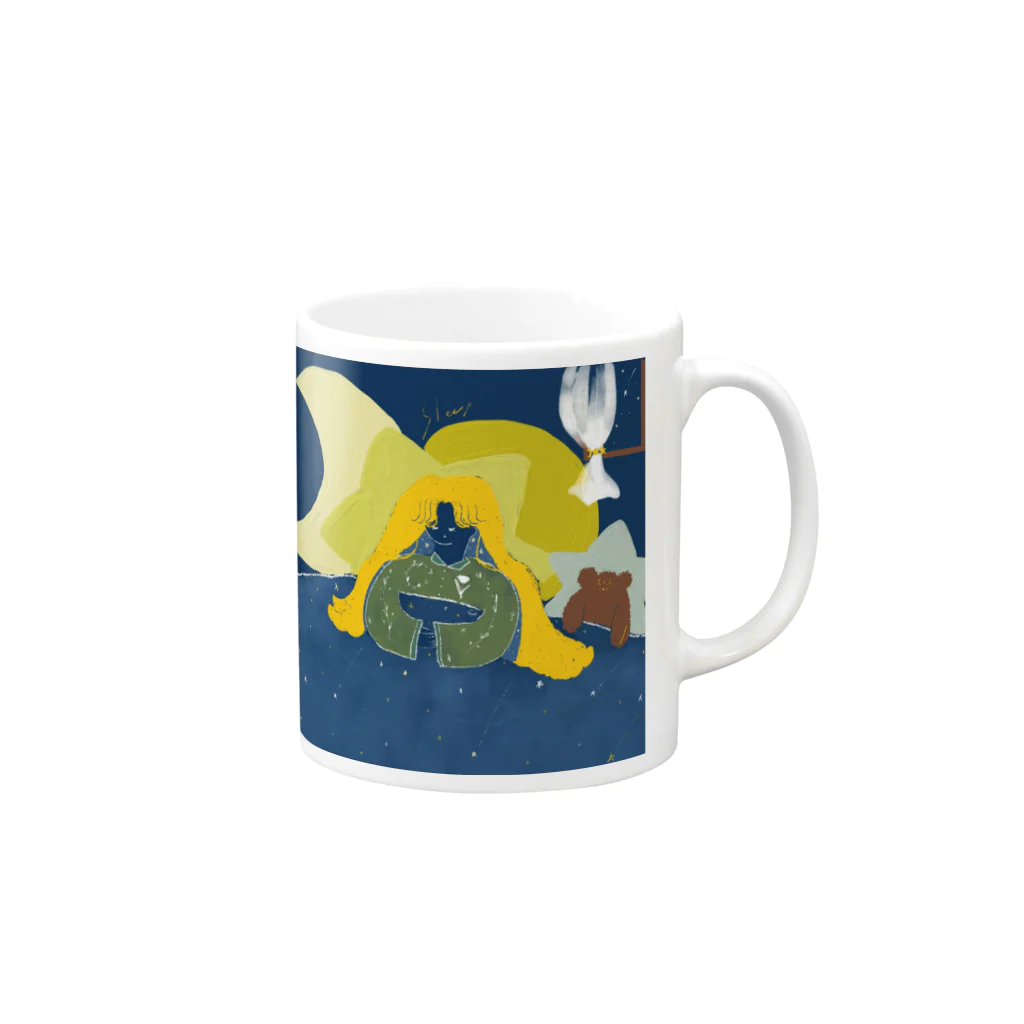 na_mumuの星とともに Mug :right side of the handle