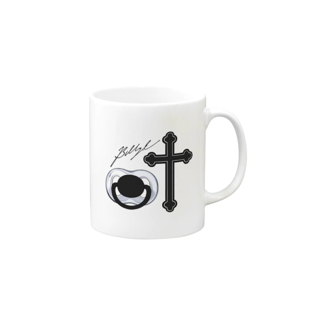 ビリー・バリバリーのMETAPHOR Mug :right side of the handle