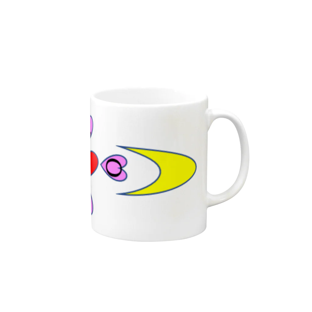 Defenderの月の導き　LOVE Mug :right side of the handle