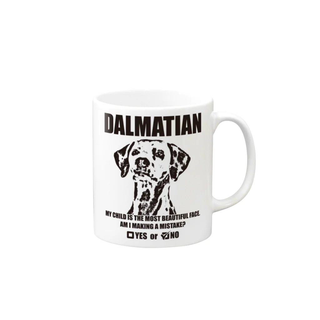 PLAQUE Mag StorieのDALMATIAN(PL16DM5001) マグカップの取っ手の右面