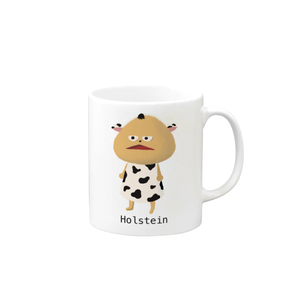 サハラ・ピのHolstein Mug :right side of the handle