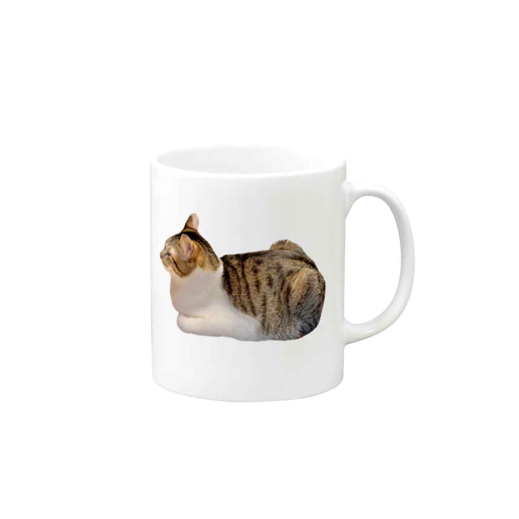 猫のさん君の猫のさん君 Mug :right side of the handle