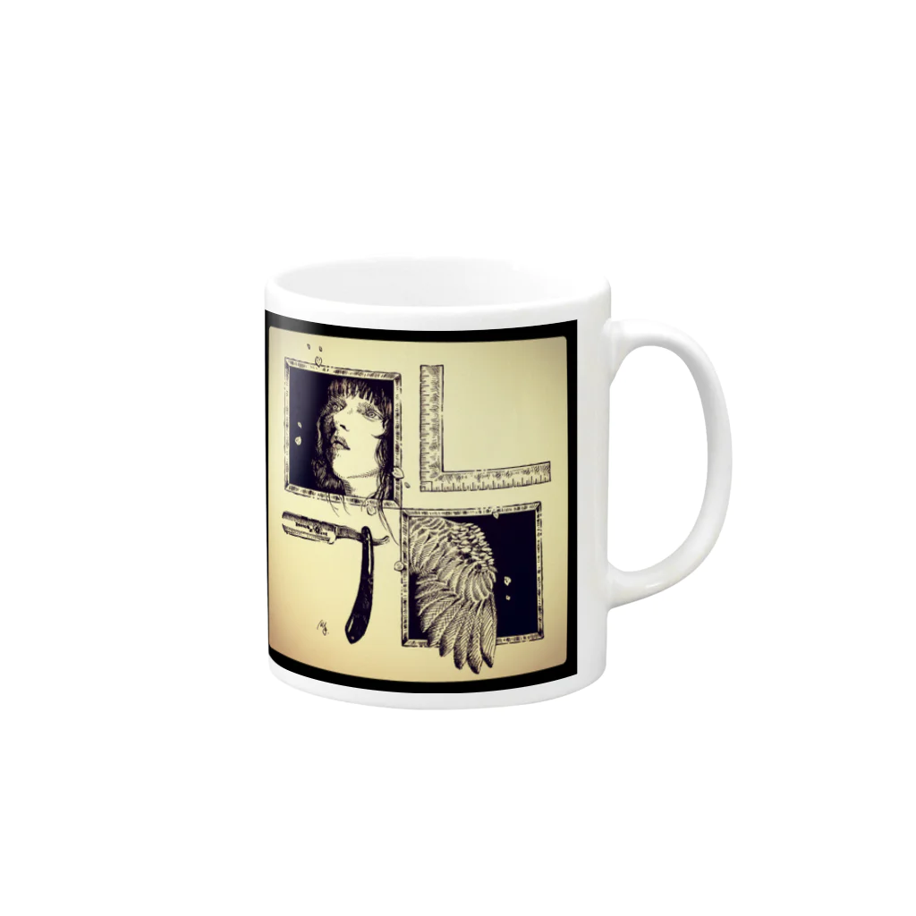 kyo5itsuki96hebiのVirgo Mug :right side of the handle